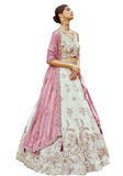 Lehenga cérémonie indien pastel chic