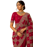 Beautiful trendy yellow orange Leena saree
