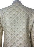 Sherwani mariage beige doré Ranbir