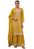 Ensemble AARADHYA – Jaune - Narkis Fashion