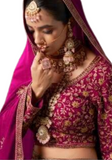 Rachana burgundy bridal lehenga