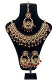 Parure Indienne Rouge Nahina – Bijoux Mariage Indien