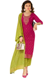 Coffret Salwar Rose & Vert – Indianbox Abilasha