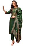 Salwar classic vert Aditi