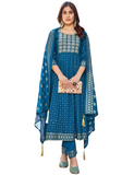 Salwar kameez bleu Benitha - Taille 46