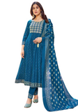 Salwar kameez bleu Benitha - Taille 46