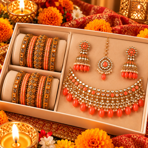 Coffret Diwali Glow Orange Royal
