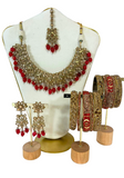 Combo parure royale rouge Meghana