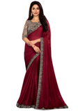 Bluish gray Bollywood saree Daya