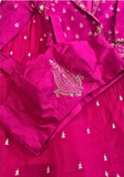 Lehenga chic soirée rose fuchsia Farah