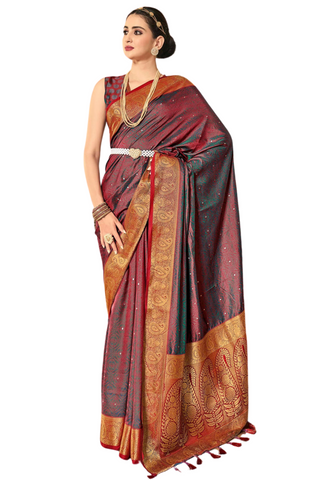 Sharadha pink traditional saree