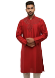 Costume bollywood Rouge Nizar - Taille 42