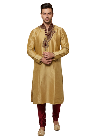 Beige Farid bollywood costume - Size 40
