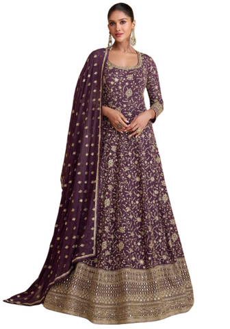 Soniya Navy Blue Oriental Dress