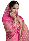 Salwar pakistanais rose Jamila