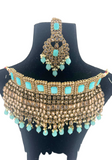 Maadhuri beige wedding adornment