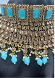 Parure mariage polki Turquoise Jeevitha