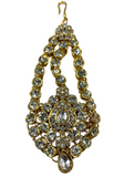 Golden Red Wedding Head Jewel