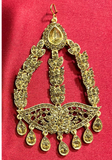 Golden Red Wedding Head Jewel