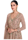 Salwar tendance rose pastel Karishma