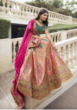 Rachana burgundy bridal lehenga