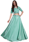 Lehenga designer vert jade Kayna