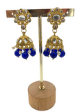 Parure kundan bleu roi Madhavi