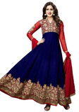 Bollywood Salwar Bleu Marine Mastani - Narkis Fashion