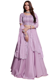 Stylish pink Touria salwar