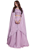 Stylish pink Touria salwar