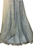 Détail broderies en vagues lehenga Mehar