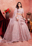 Sublime lehenga mariage rose Melina