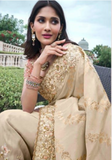 Sublime sari beige Nezla