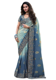 Sublime sari bleu Niharika