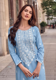 Ensemble salwar bleu ciel Nina - Tailles 40 et 42