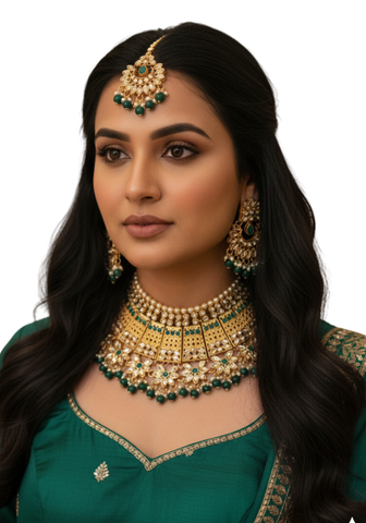 Parure Mariage Vert Raaniya