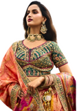 Lehenga mariée orange Pavitra