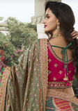 Rachana burgundy bridal lehenga