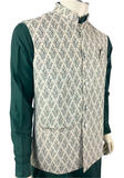 Gilet kurta homme vert Reshman - 38, 40, 42 & 44