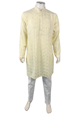 Ensemble Kurta homme Beige Rizwan