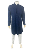 Ensemble Kurta homme Bleu marine Rizwan