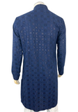 Ensemble Kurta homme Bleu marine Rizwan