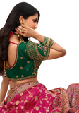 Rachana burgundy bridal lehenga