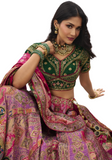 Rachana burgundy bridal lehenga