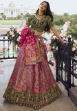 Rachana burgundy bridal lehenga