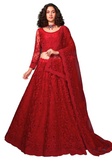 Lehenga nuptial rouge Shamili