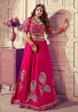 Lehenga tendance rose Shirin