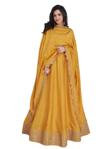 Robe jaune Sonali