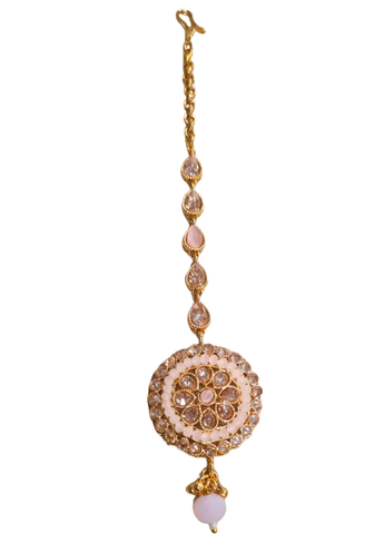 Maang tikka rose polki Veena