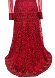 Valentine red princess dress